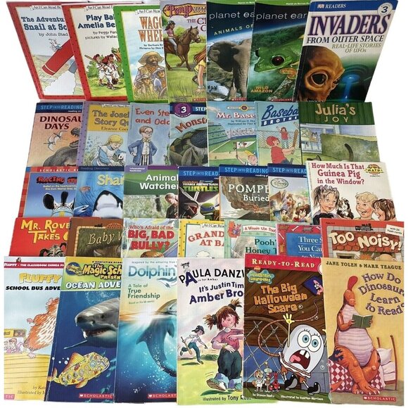 10 Beginning Early Reader Books Level 2 Step Into Reading Kids Book Random Lot - Picture 2 of 6